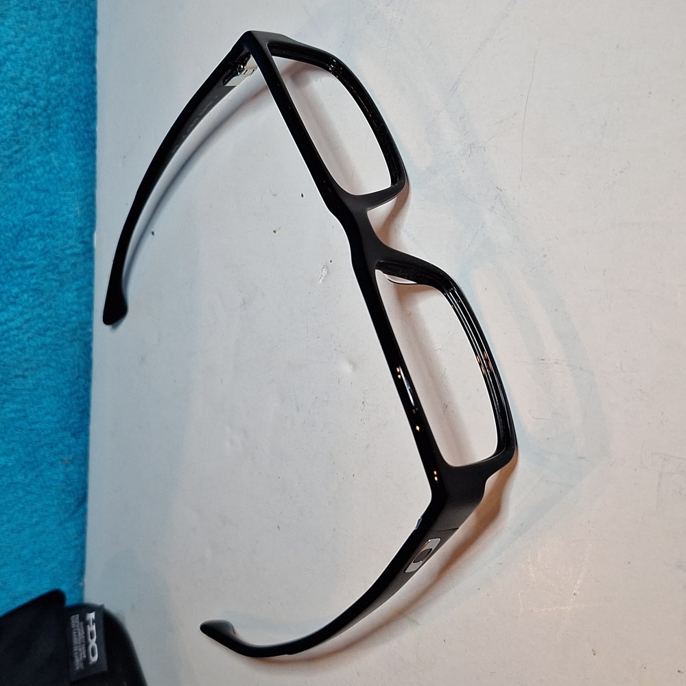 Oakley Eyeglasses Frames Servo OX1066-0153 Polished Black Rectangular Full Rim - Picture 3 of 11